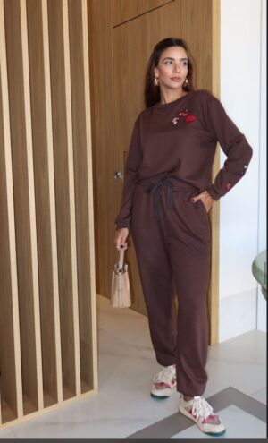 CONJUNTO MOLETOM APLIQUES