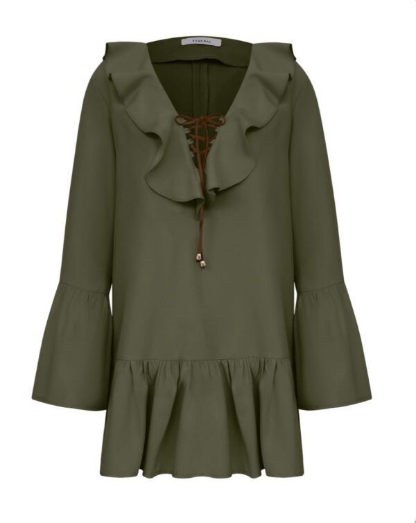 VESTIDO ML BABADO - Imagem 2
