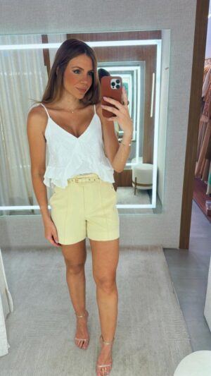 SHORTS ALF DET REBITE COM CINTO